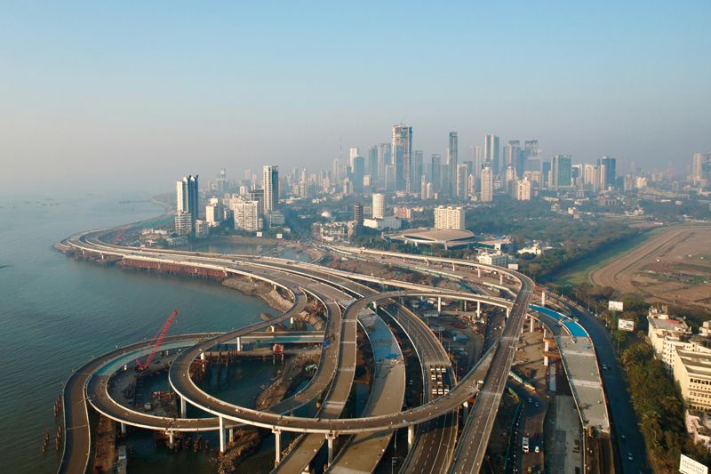Mumbai Coastal Road Project at Haji Ali